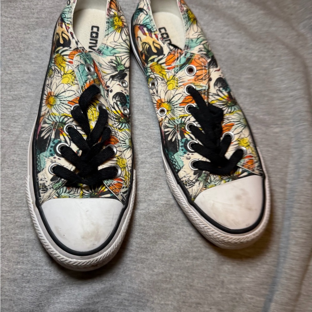 Converse Multicolor Floral Sneakers
